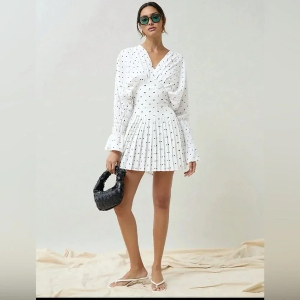 Elegant Polka Dot Mini Dress – Perfect for Every Occasion! 🔥🔥💗✨✨ - Picture 4 of 4